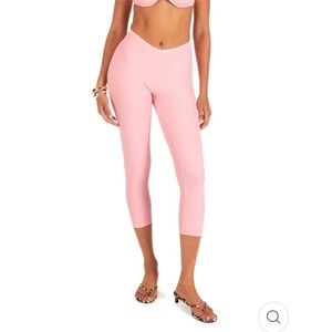 Melissa Simone LYNN CAPRIS SWIM PANT in Pink Size Large